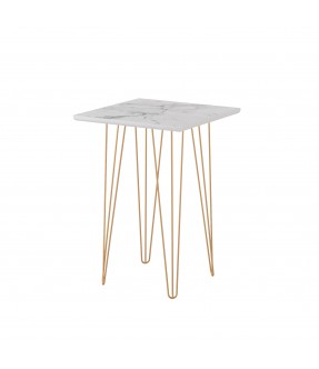 SMALL ITEMS CARRARA (DIY) SIDETABLE SQUARE (600)